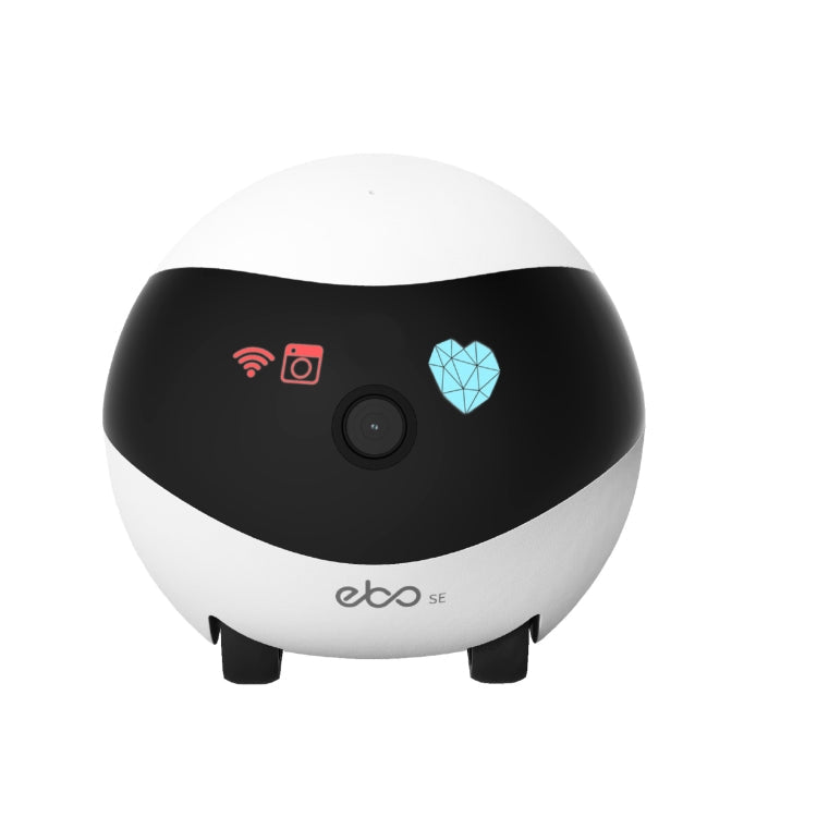 EBO SE 1080P HD Smart Home Companion Robot Remote Monitoring Camera, Support Infrared Night Vision & Two-way Voice & TF Card, US Plug – Durable Build, Easy to Use