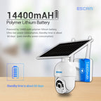 ESCAM QF250 HD 1080P WiFi Solar Panel IP Camera, Support Motion Detection / Night Vision / TF Card / Two-way Audio, QF250 – Durable Build, Easy to Use