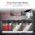 ESCAM QF250 HD 1080P WiFi Solar Panel IP Camera, Support Motion Detection / Night Vision / TF Card / Two-way Audio, QF250 – Durable Build, Easy to Use