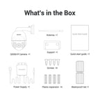 ESCAM Q5068 H.265 5MP Pan / Tilt / 4X Zoom WiFi Waterproof IP Camera, Support ONVIF Two Way Talk & Night Vision, AU Plug, EU Plug, AU Plug, UK Plug, US Plug – Waterproof, TPU
