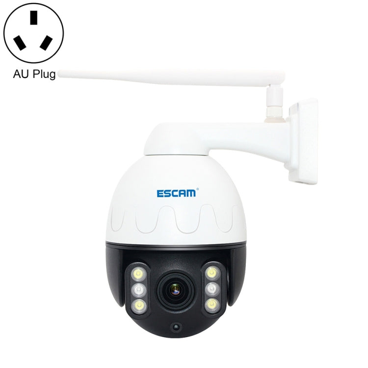 ESCAM Q5068 H.265 5MP Pan / Tilt / 4X Zoom WiFi Waterproof IP Camera, Support ONVIF Two Way Talk & Night Vision, AU Plug, EU Plug, AU Plug, UK Plug, US Plug – Waterproof, TPU AU Plug AU Plug