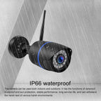 Q4 2.0 Million Pixels 1080P HD Wireless IP Camera, Support Motion Detection & Two-way Audio & Infrared Night Vision & TF Card, US Plug, Q4