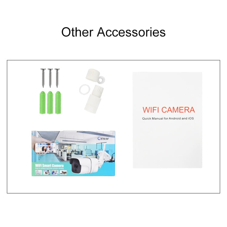 Q8 1080P HD Wireless IP Camera, Support Motion Detection & Infrared Night Vision & TF Card, AU Plug, Q8 – Waterproof