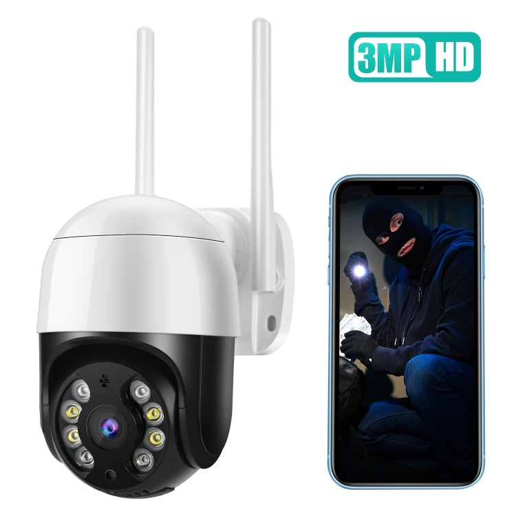 QX29 3.0MP HD WiFi IP Camera, Support Night Vision & Motion Detection & Two Way Audio & TF Card, AU Plug, QX29 – Waterproof