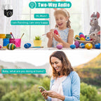 QX29 3.0MP HD WiFi IP Camera, Support Night Vision & Motion Detection & Two Way Audio & TF Card, AU Plug, QX29 – Waterproof