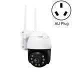QX36 1080P 3.0MP 3.6mm Lens IP65 Waterproof PTZ 360 Degree Rotating WIFI Camera, Support Day and Night Full Color & Two-way Voice Intercom & Motion Humanoid Detection & Video Playback & 128GB TF Card, AU Plug, QX36 QX36 NC1568AU