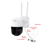 QX36 1080P 3.0MP 3.6mm Lens IP65 Waterproof PTZ 360 Degree Rotating WIFI Camera, Support Day and Night Full Color & Two-way Voice Intercom & Motion Humanoid Detection & Video Playback & 128GB TF Card, AU Plug, QX36