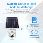 ESCAM QF480 EU Version HD 1080P IP66 Waterproof 4G Solar Panel PT IP Camera without Battery, Support Night Vision / Motion Detection / TF Card / Two Way Audio, without Battery(EU Version)