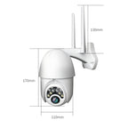 Q10 Outdoor Mobile Phone Remotely Rotate Wireless WiFi 10 Lights IR Night Vision HD Camera, Support Motion Detection Video / Alarm & Recording, UK Plug, Q10 IR Night Vision