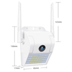 DP11 2 Megapixel IP66 Waterproof Wall Light Wireless IP Camera, Support Multiple Night Vision & Mobile Phone Remote Monitoring & Voice Intercom & Motion Detection / Alarm & 128GB Memory Card, DP11