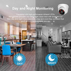 533H2 / IP POE (Power Over Ethernet) 1080P IP Camera Home Security Surveillance Camera, Support Night Vision & Phone Remote View, 533H2 – Durable Build, Easy to Use