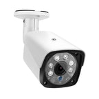 633H2 / A 1080P 3.6mm Lens CCTV DVR Surveillance System IP66 Weatherproof Indoor Security Bullet Camera with 6 LED Array, Support Night Vision, 633H2 / A White