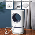 188 5W DC 5V 1A Cylindrical Type USB Photocatalyst Mosquito Killer Light Fly Killer Repellent, Size: 17.5x10cm, 188 Small
