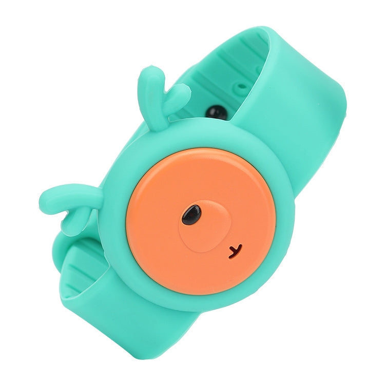 WT-M4 ABS+Silica Gel Children Mosquito Repellent Wristband – Durable Build, Easy to Use Green