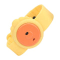 WT-M4 ABS+Silica Gel Children Mosquito Repellent Wristband Yellow