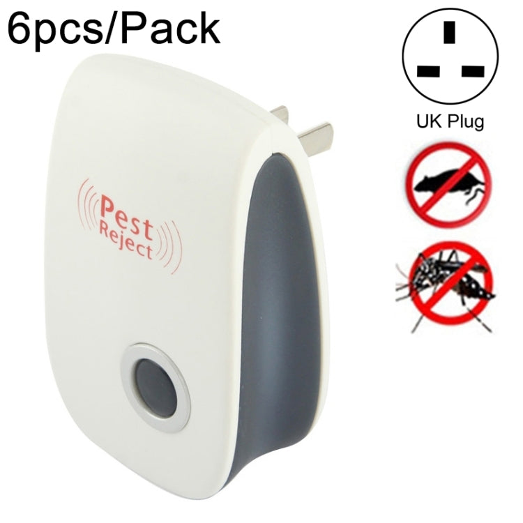 6 in 1 Ultrasonic Electronic Cockroach Mosquito Pest Reject Repeller, US Plug, 6pcs/Pack Ultrasonic Repeller UK Plug, 6pcs/Pack Ultrasonic Repeller AU Plug, 6pcs/Pack Ultrasonic Repeller US Plug, 6pcs/Pack Ultrasonic Repeller EU Plug 6pcs Pack Ultrasonic Repeller UK Plug NFR9965B