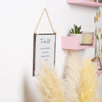 8" x 8" Black Hanging Metal Photo Frame