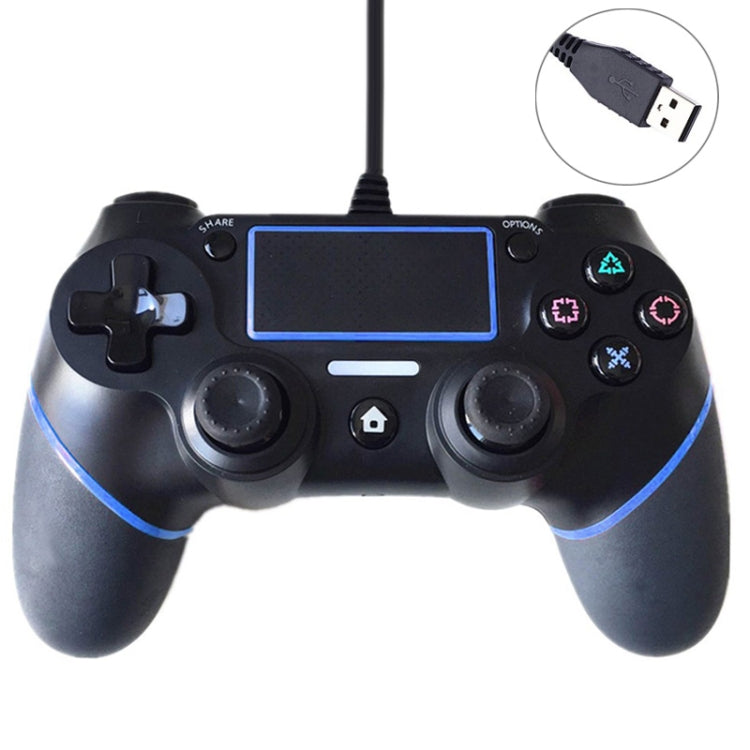 Wired Game Controller for Sony Playstation PS4 Blue