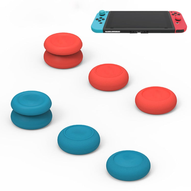 Left + Right Gamepad Rocker Cap Button Cover for Switch – Durable Build, Easy to Use, For Switch(Red), For Switch(Black), For Switch(Blue + Magenta) For Switch(Blue + Magenta) Blue + Magenta