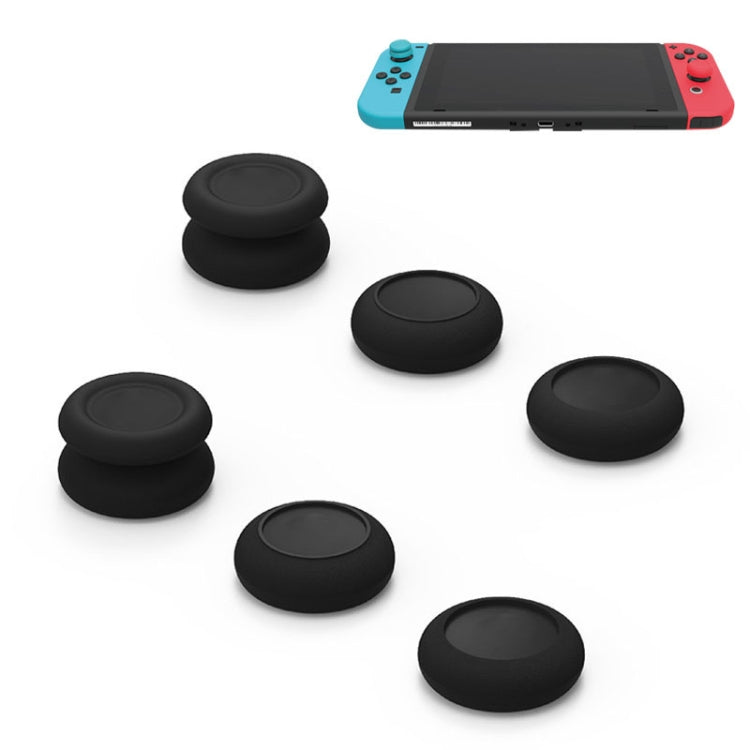 Left + Right Gamepad Rocker Cap Button Cover for Switch – Durable Build, Easy to Use, For Switch(Red), For Switch(Black), For Switch(Blue + Magenta) For Switch(Black) Black
