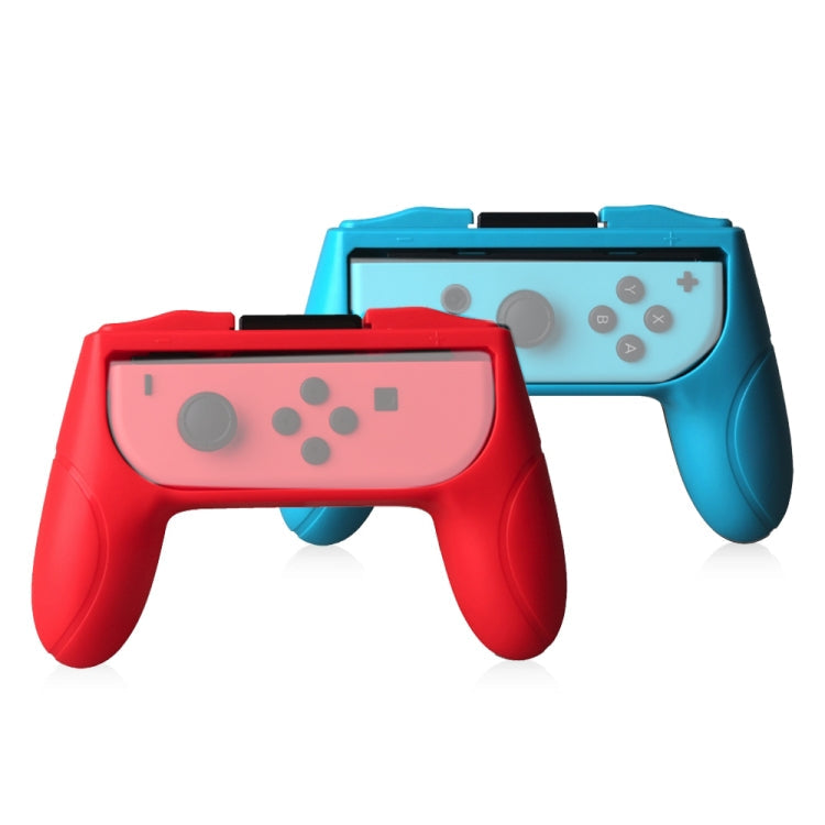 OIVO 2 PCS Left and Right Game Handle Grip Controller for Nintendo Switch Joy-con Grip, Red And Bule Red And Bule