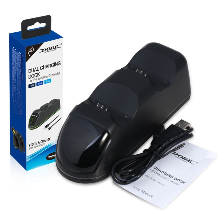DOBE TP4-1781 Wireless Controller Dual Charging Dock LED Charger Handle Charger for PS4 / Slim / Pro, TP4-1781