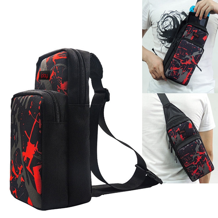 iplay HBS-167 Portable Shoulder Crossbody Storage Bag for Nintendo Switch, HBS-167 HBS-167