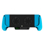 IPLAY Host Charging Grips Stand Shell Cooling Fan for Switch Lite – Durable Build, Easy to Use Blue