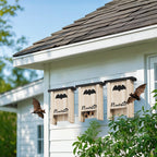 3PCs Bat Boxes Designed to Attract Bats, 18 x 6 x 22.5 cm
