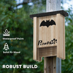 3PCs Bat Boxes Designed to Attract Bats, 18 x 6 x 22.5 cm