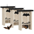 3PCs Bat Boxes Designed to Attract Bats, 18 x 6 x 22.5 cm