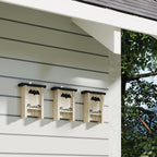 3PCs Bat Boxes Designed to Attract Bats, 18 x 6 x 22.5 cm