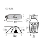 Naturehike Cloud up 2 Ultralight Version (Grey)