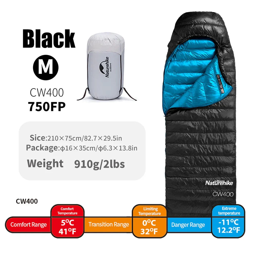 Naturehike Duck Down Sleeping Bag 650g- Various Sizes
