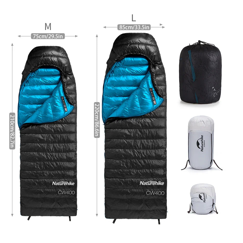 Naturehike Duck Down Sleeping Bag 650g- Various Sizes
