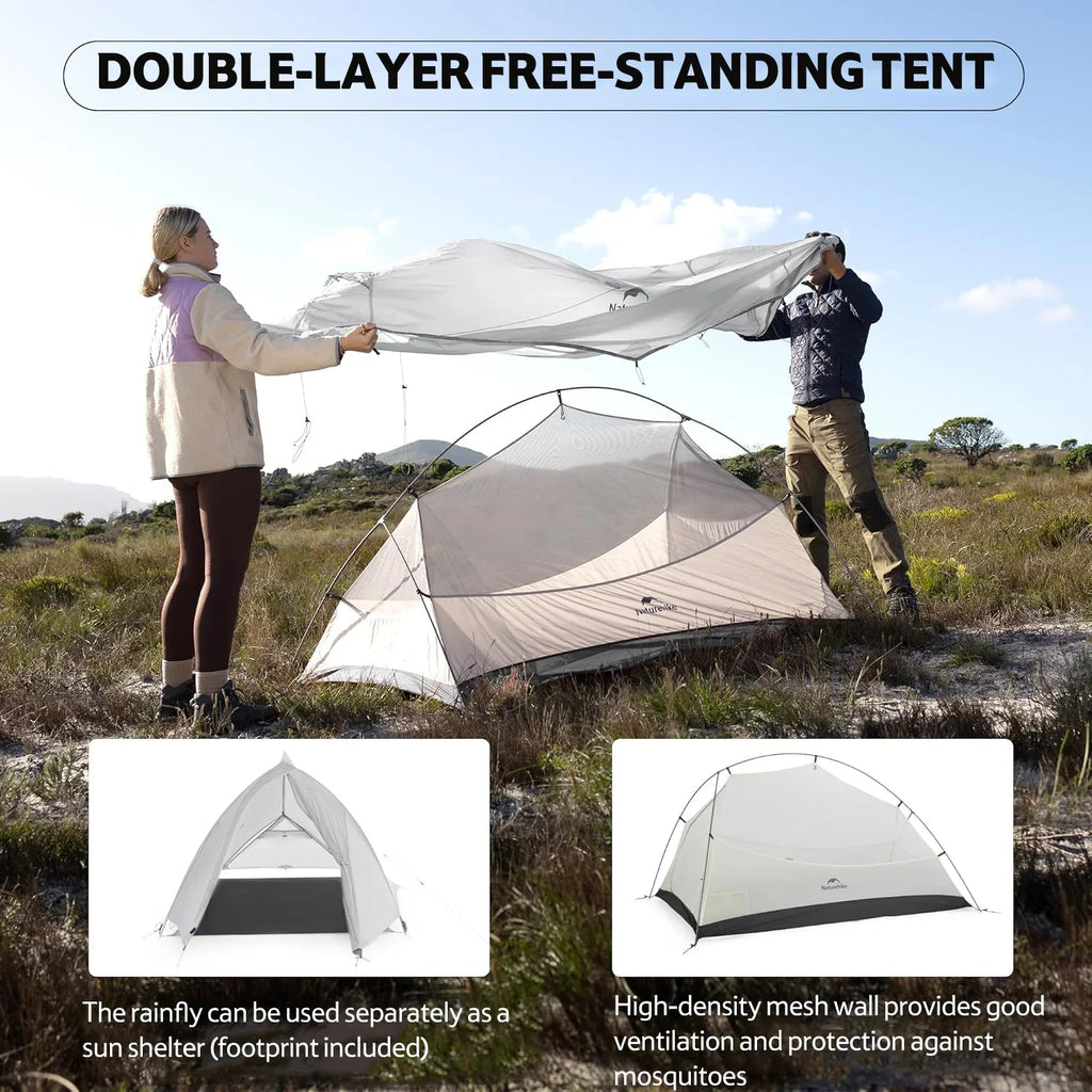 Naturehike Cloud Up Ultralight 1 Person Tent with footprint