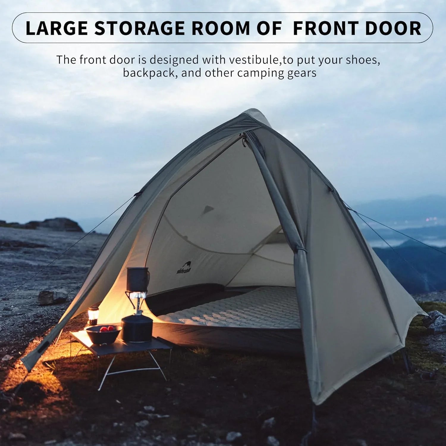Naturehike Cloud up PRO 2 person ultralight Tent inc footprint