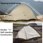Naturehike Cloud up PRO 2 person ultralight Tent inc footprint