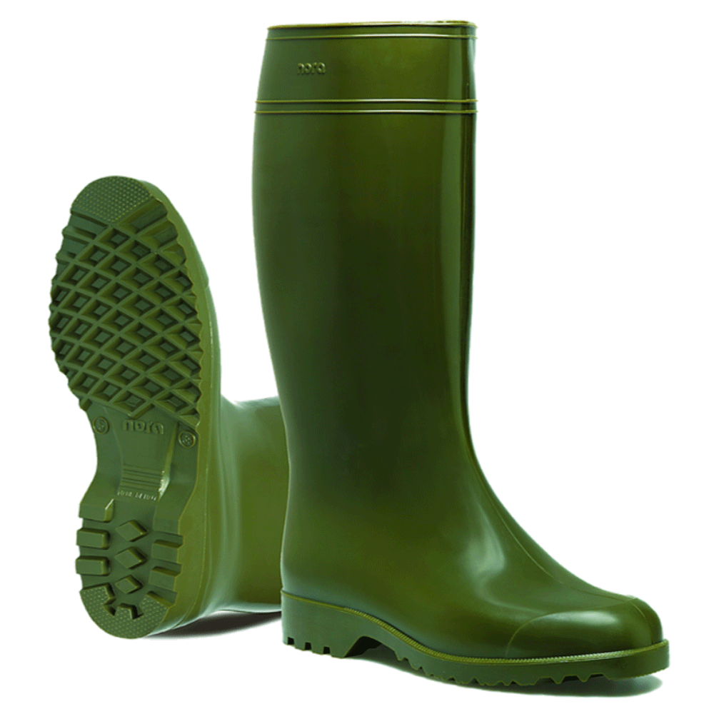 Nora Antonia Unlined Womens Wellington Boots Various Colours Green