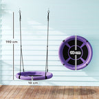 Nest Swing Seat, 100 cm Saucer Tree Swing Set for Kids