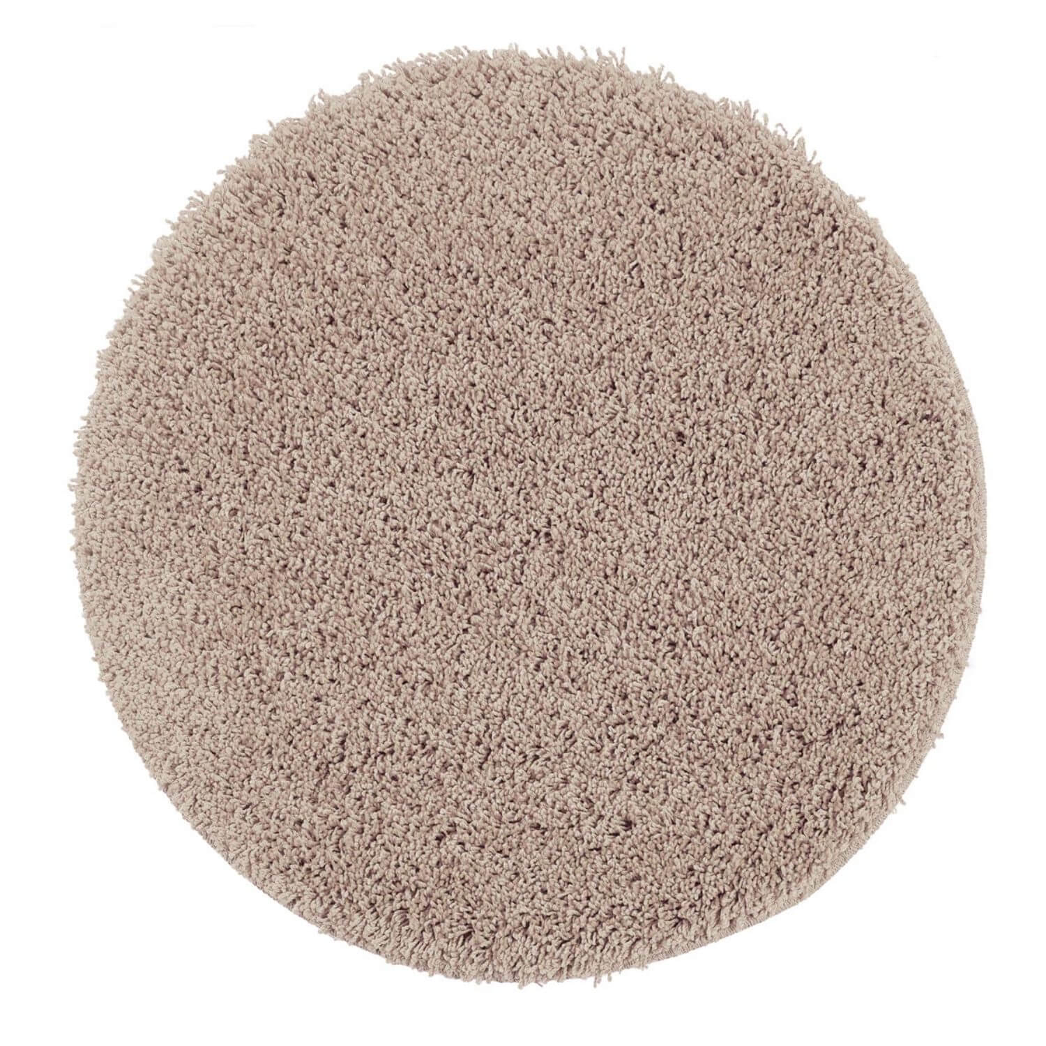 Washable Pink Shaggy Rug Ø 100 cm