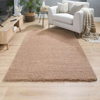 Washable Pink Shaggy Rug