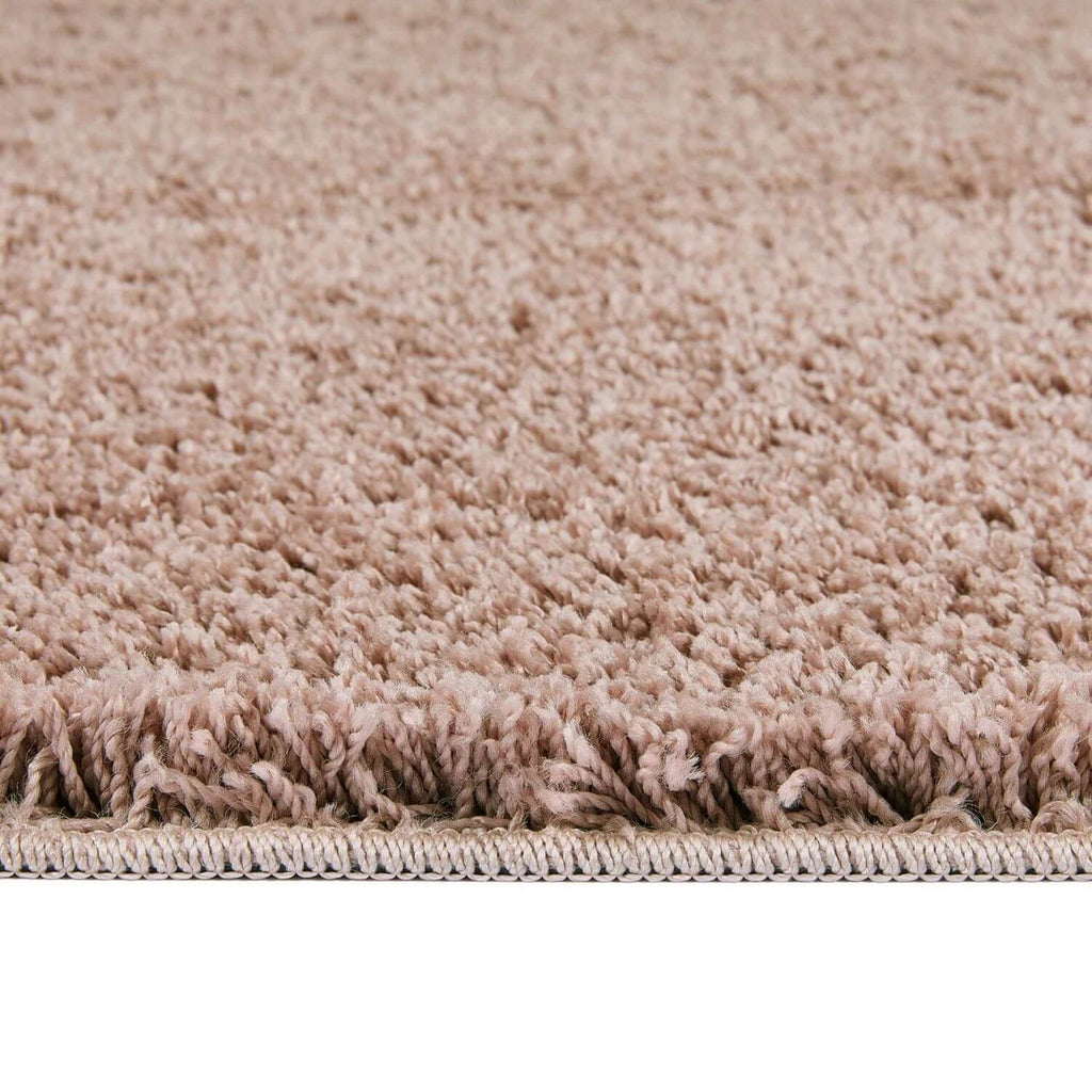 Washable Pink Shaggy Rug