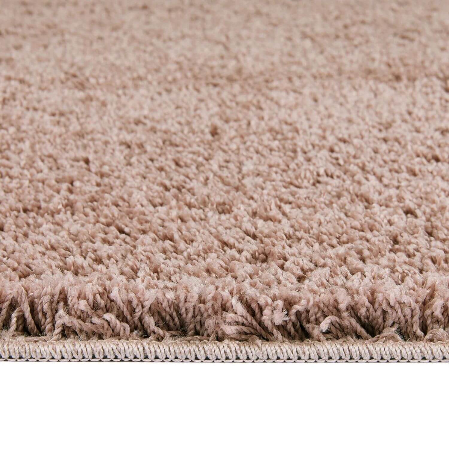 Washable Pink Shaggy Rug