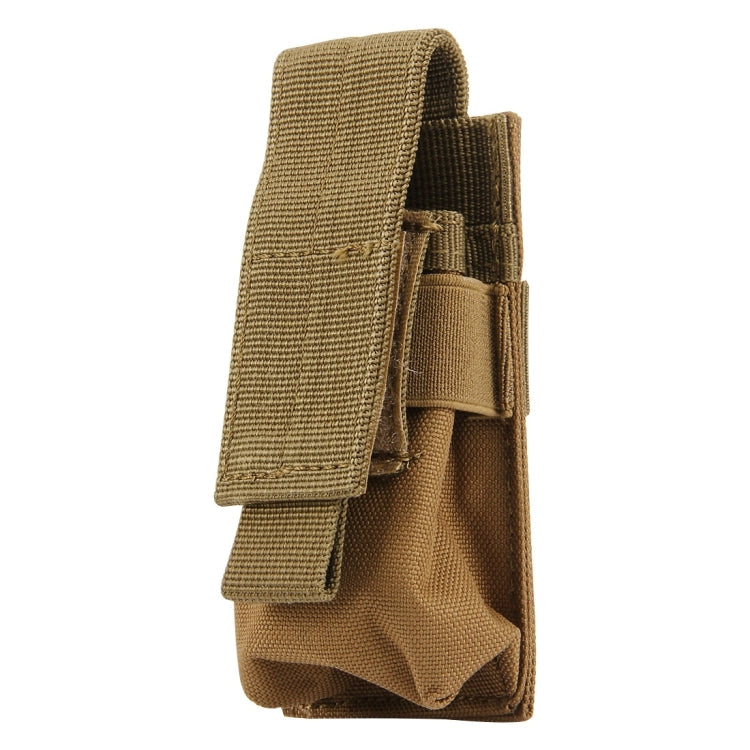 M5 Multifunctional Outdoor Sports Mini Portable Flashlight Protective Cover / Bag, Size: 15 x 4.7 x 2 cm Brown