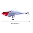 HENGJIA Fast-sinking Fishing Lures Bait 6.5cm/17.2g Wings VIB Pencil Lures Kit, PE016-X