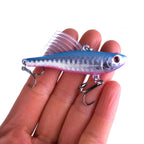 HENGJIA Fast-sinking Fishing Lures Bait 6.5cm/17.2g Wings VIB Pencil Lures Kit, PE016-X