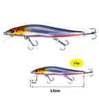 HENGJIA 5 PCS/Kit Popular Fishing Lures Bait Bionic Kit, Mix001 – Durable Build, Easy to Use
