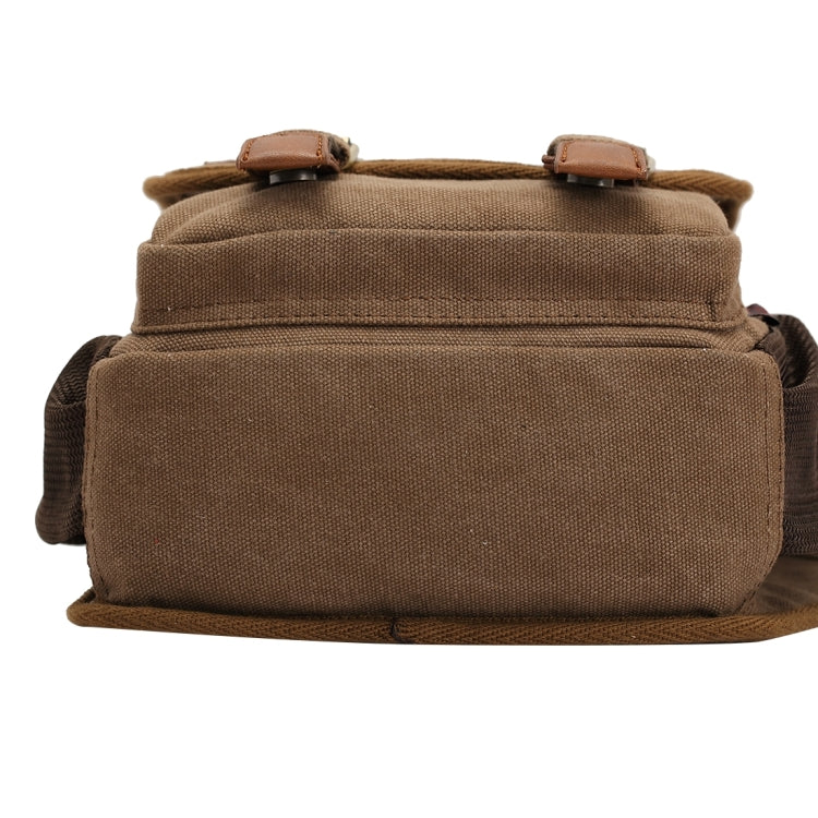 KAUKKO FH03 Retro Style Men Canvas Crossbody Bag Messenger Bag Outdoors Hiking Camping Bag, Size: 26 x 21 x 9 cm, KAUKKO FH03
