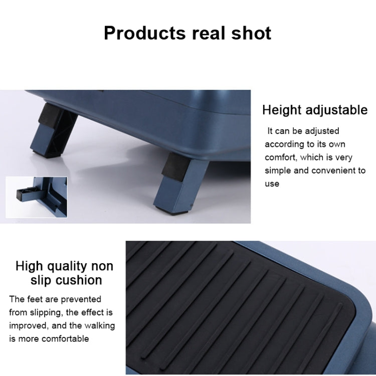 KY206 20W 2 Speed Adjustable Electric Stepper Leg Lower Limb Trainer Fitness Exercise Equipment for Middle-aged and Elderly People, with Adjustable Stand, KY206 (Blue)